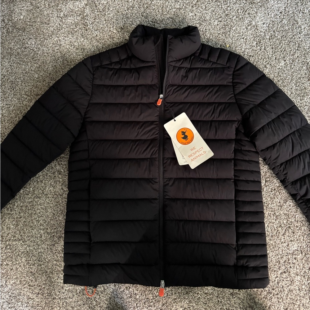 Black Puffer Jacket with Tag